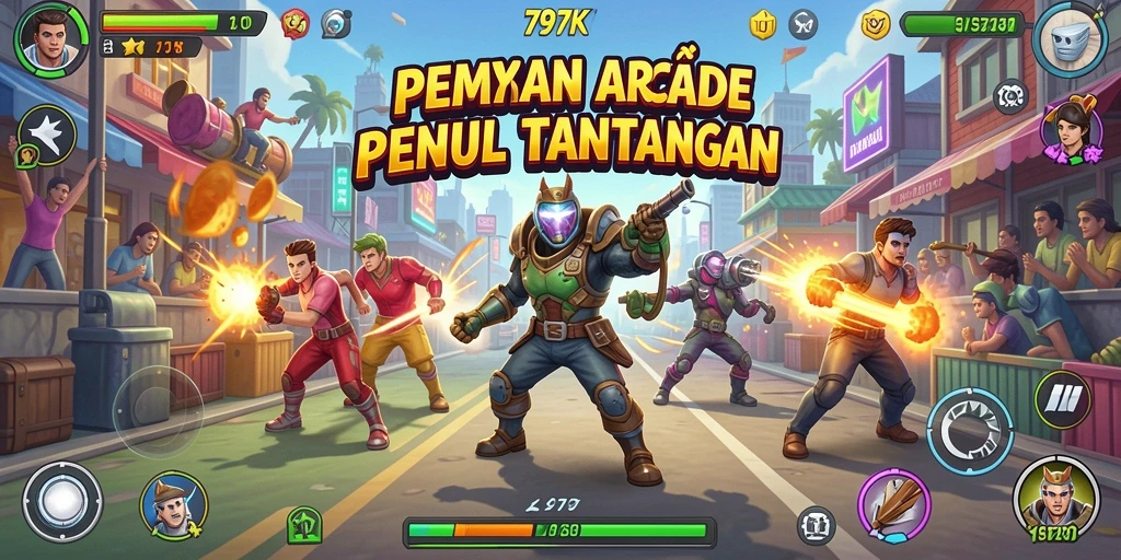 Tampilan gameplay menarik dari 797K dengan aksi penuh energi.