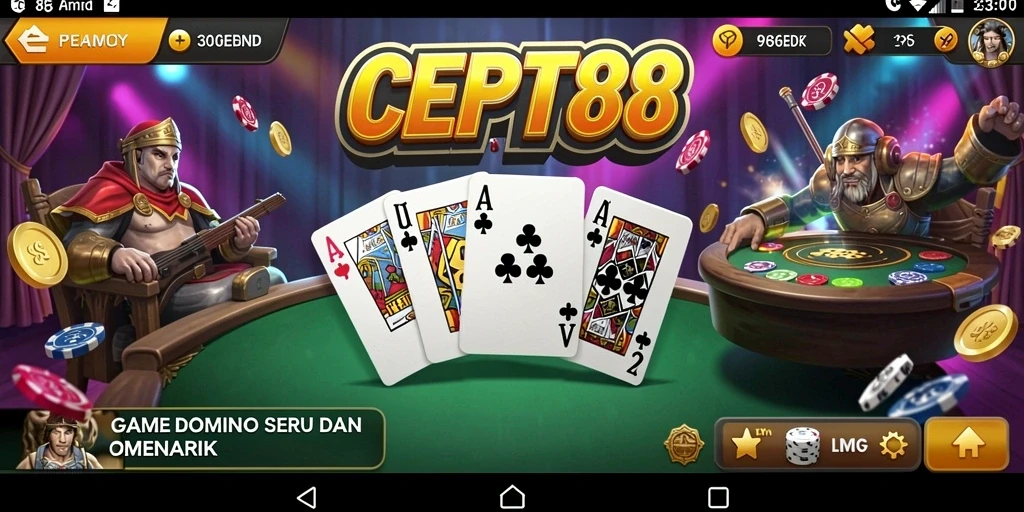Tampilan gameplay menarik dari CEPAT88 saat bermain Domino.