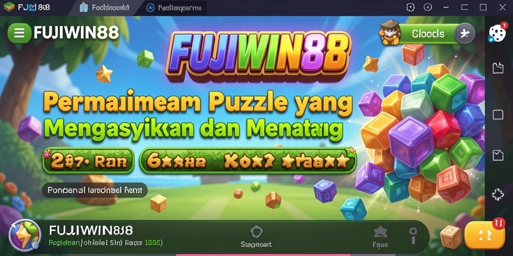 Screenshot utama FUJIWIN88 menampilkan gameplay Puzzle yang seru dan menarik.