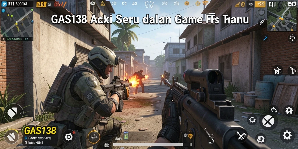 Tangkapan layar menampilkan aksi langsung dalam permainan FPS yang mendebarkan.