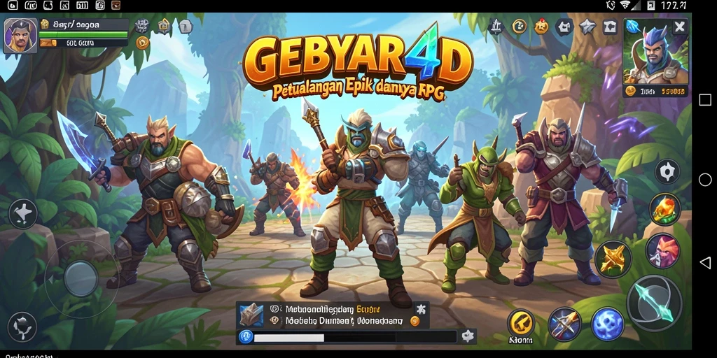 Tampilan dalam game GEBYAR4D yang menakjubkan dan penuh aksi.