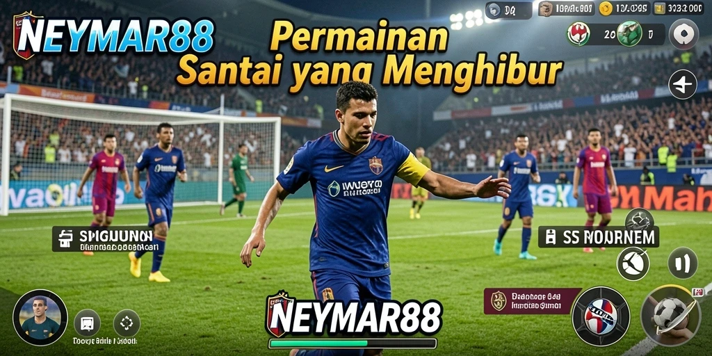 Tampilan gameplay NEYMAR88 yang seru dan menghibur.
