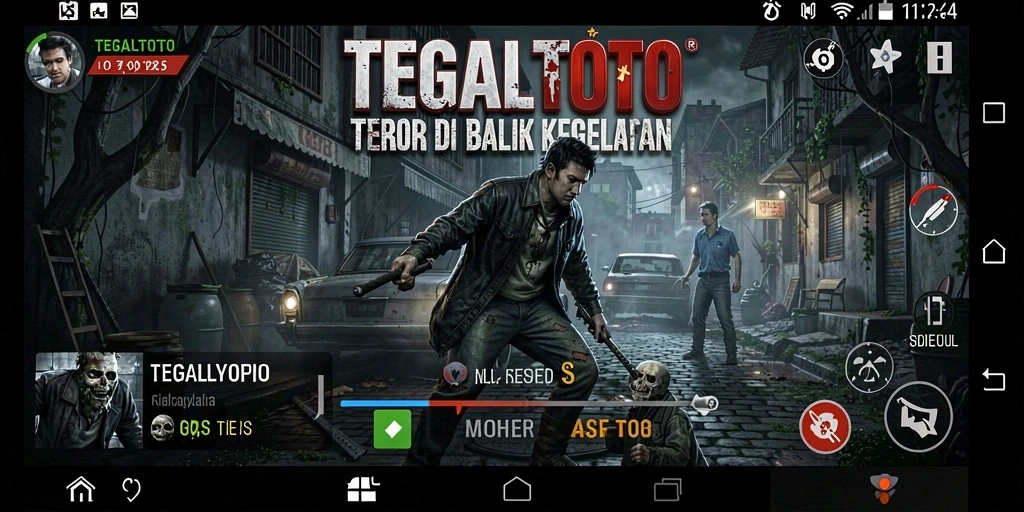 Gameplay menegangkan di TEGALTOTO dengan efek suara yang mencekam.
